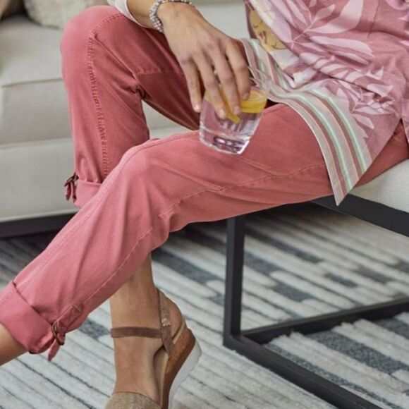 Soft Surroundings Medina pants size med Pink or faded red color - Picture 12 of 12